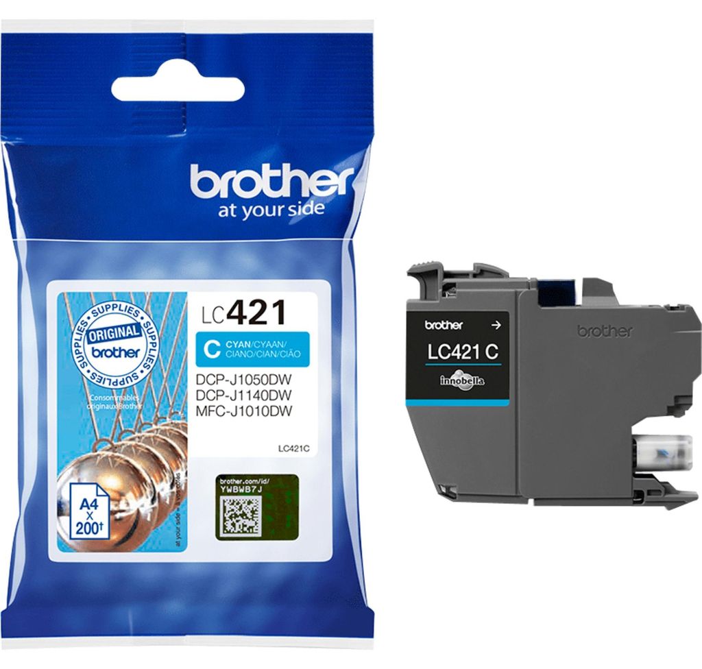 Brother Tintenpatrone LC421C 200Seiten cyan Image du produit 
