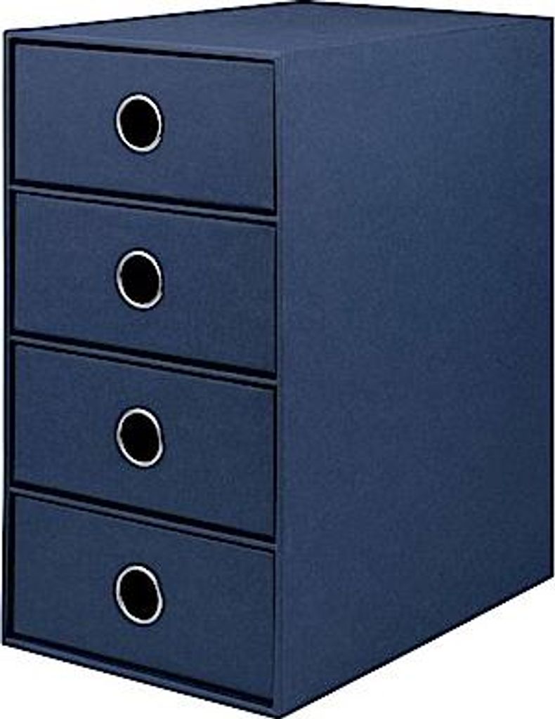 RÖSSLER Schubladenbox S.O.H.O. navy 4 Stück