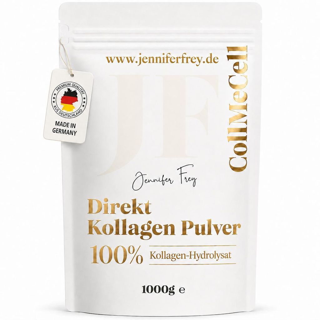 Kollagen Pulver 1000g – 100% Collagen Hydrolysat Peptide Produktbild 
