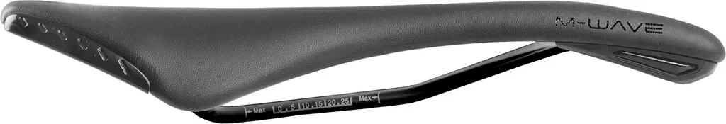 M-Wave Spider Race Saddle Black - Sella Leggera 280x144mm Road MTB