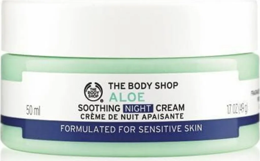 Soin de Nuit Hydratant Aloès The Body Shop pour Visage Sensible 50ml