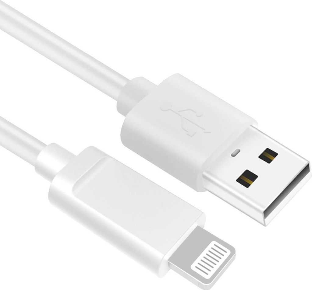Allteq ALTQ-LI-120-W-0.5, 0,5 m, Lightning, USB A, Männlich, Männlich, MFI