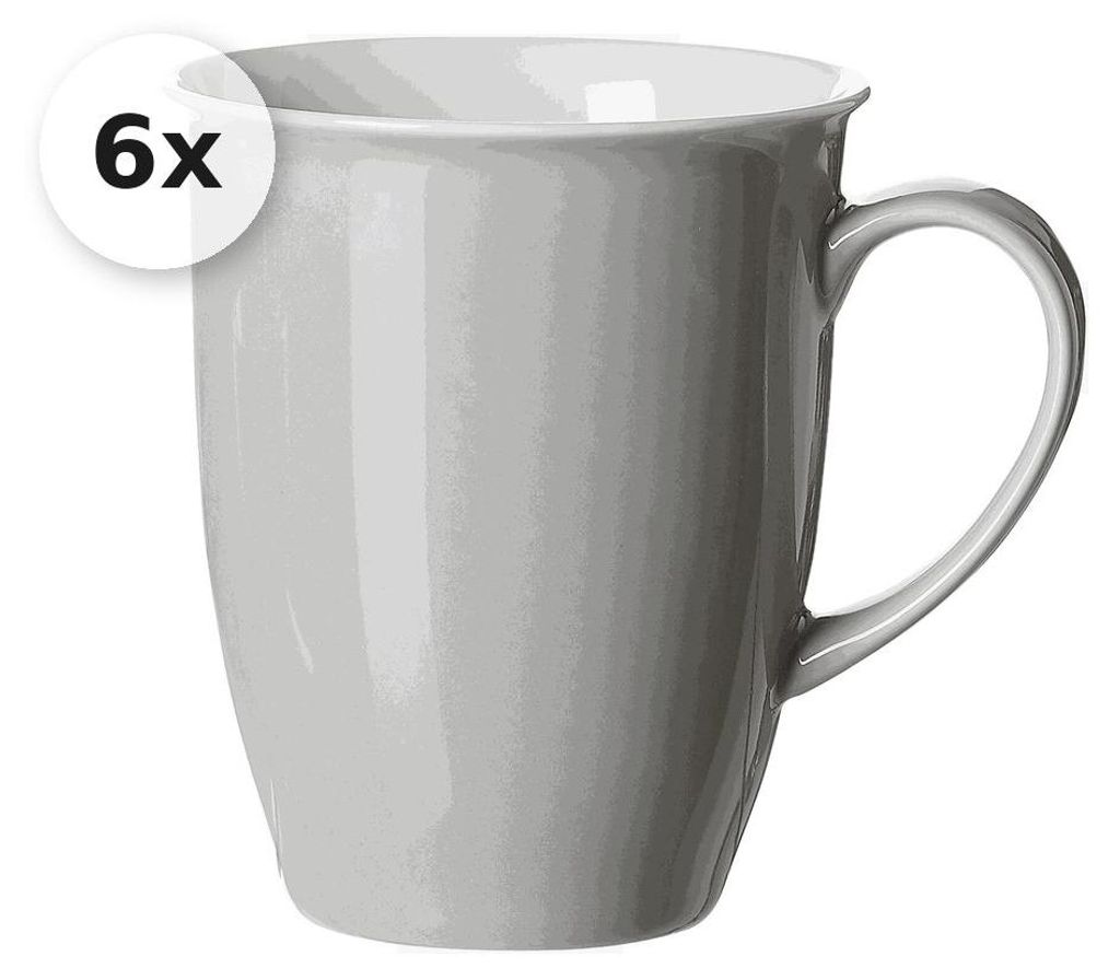 Becher 320ml 6er Set Doppio grau Produktbild 