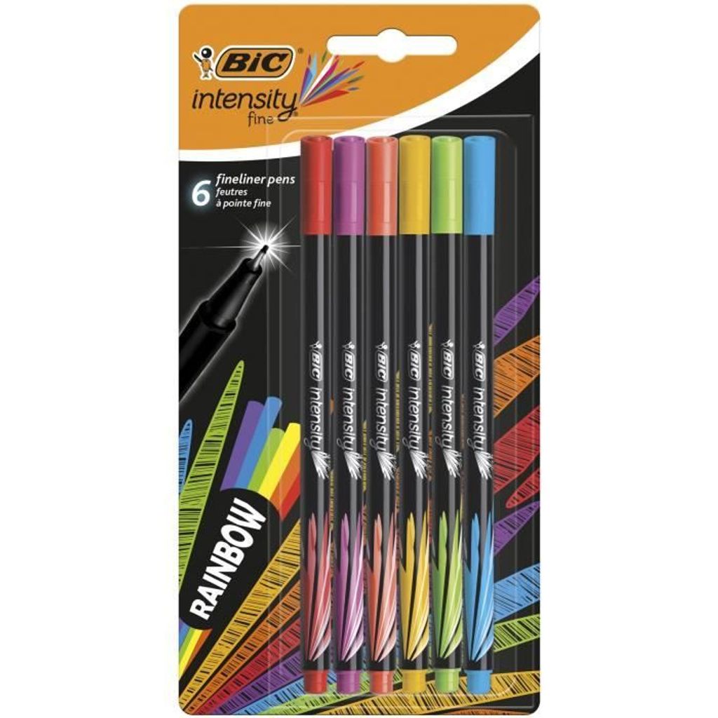 BIC Intensity Fine Fineliner 6 Farben