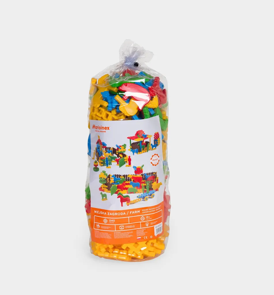 Blocs de Construction Marioinex 00864 Sac de Rangement Inclus 240 Pièces