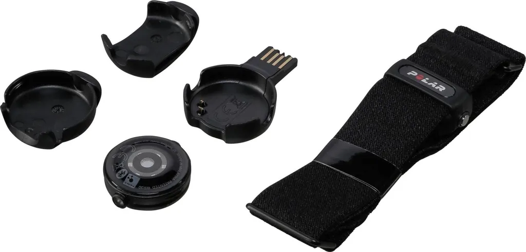 Brassard cardiofréquencemètre optique Polar OH1 noir pour sport et fitness