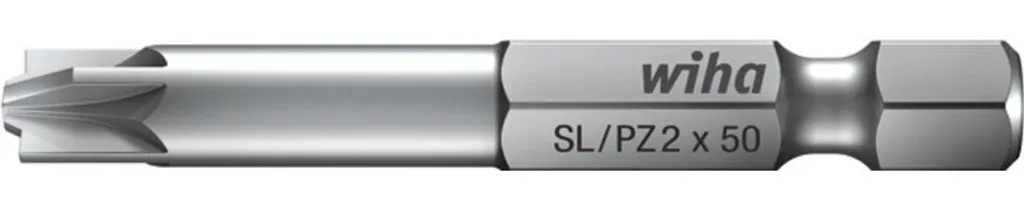 Bit Wiha 32494 SL/PZ1 Professional 50mm - Ottimizzato per Quadristica