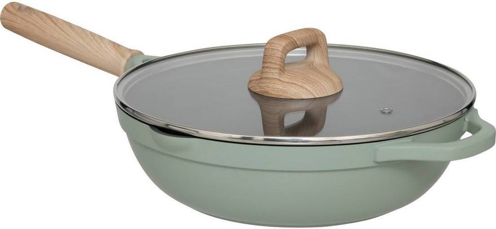 Sauteuse "horizon" aus aluguss grün d28cm - 5 five simply smart
