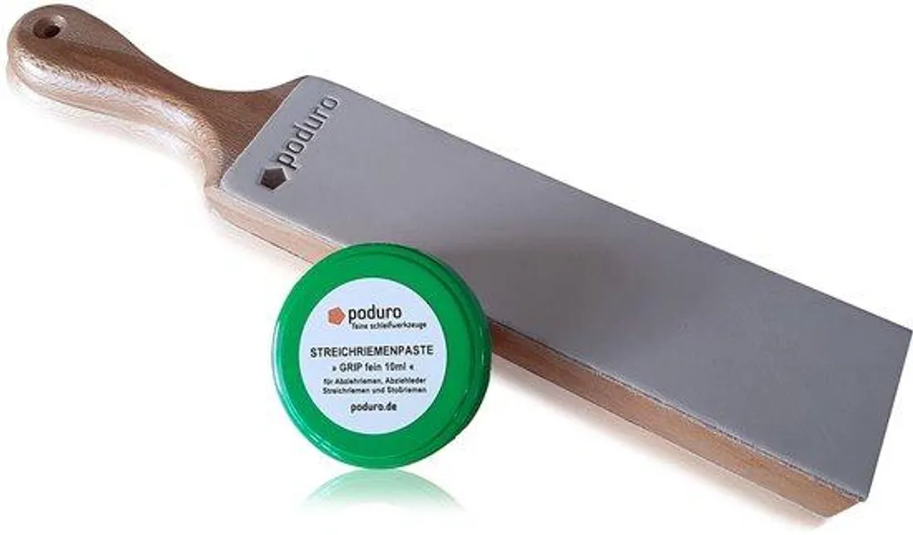 Retrouvez un tranchant rasoir avec PODURO ZULU Kit cordes et pâte