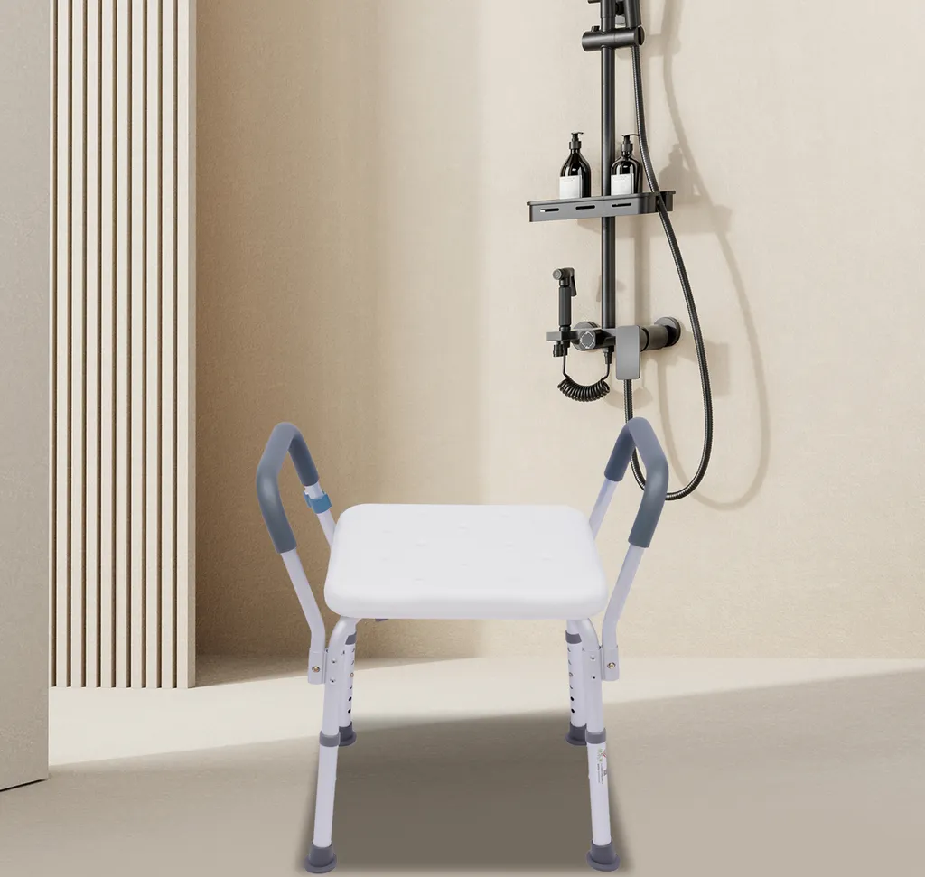 Évitez les chutes : Chaise de douche réglable antidérapante sécurisée - 4