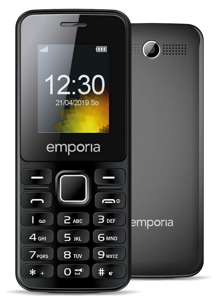 Emporia MD212 Dual-Sim Black/Blue Neuwertig Produktbild 