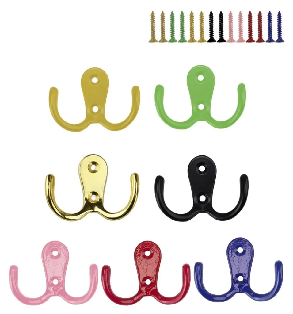 Set de 7 crochets de cuisine et salle de bains pour suspendre vos outils
