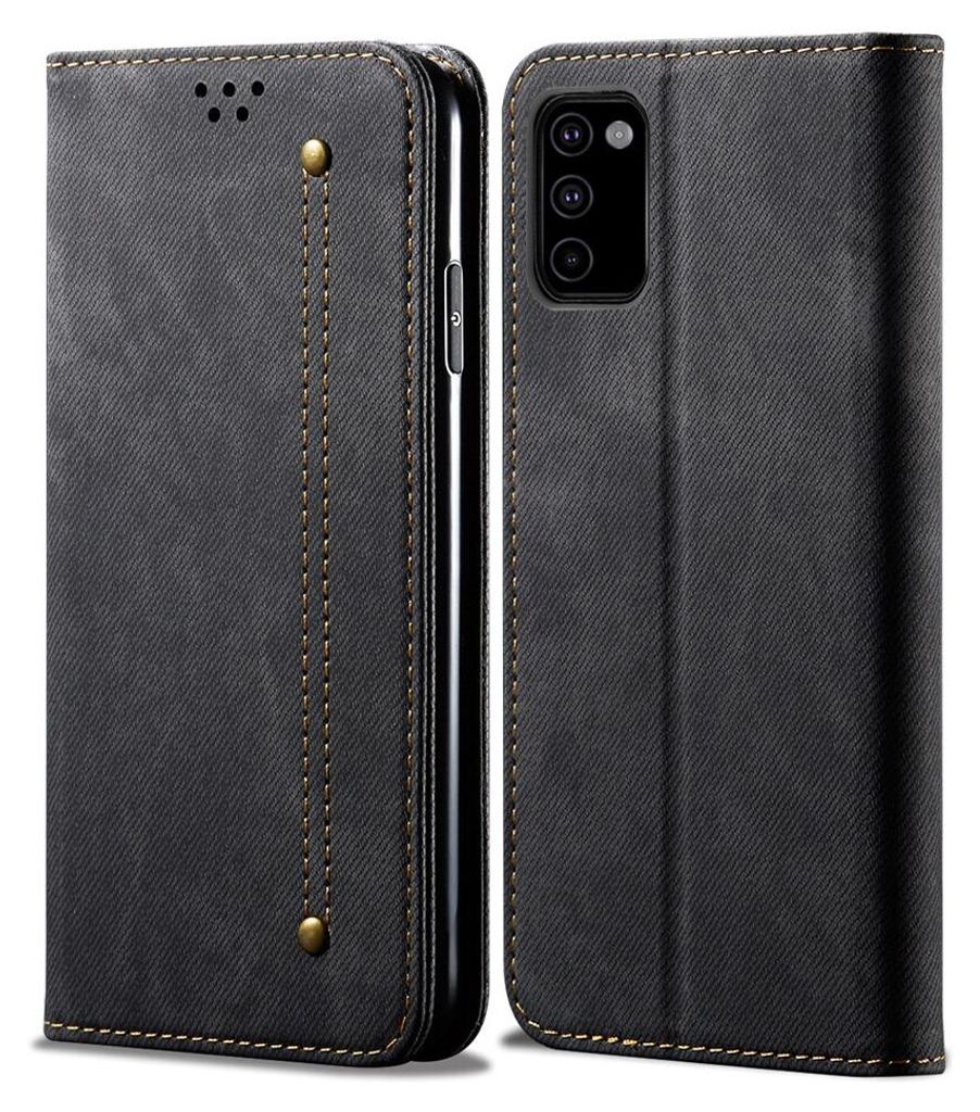 Galaxy M51 Hülle, LaimTop Denim Leder Brieftasche Produktbild 