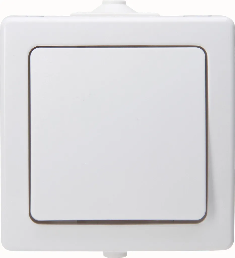 Interrupteur universel blanc pour rénovation maison et remplacement kit