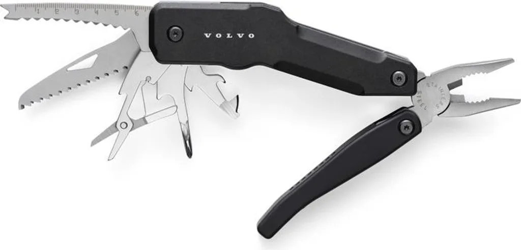 Coltello Multiutensile Volvo 32251752: Pinza e 15 Attrezzi Acciaio Inox