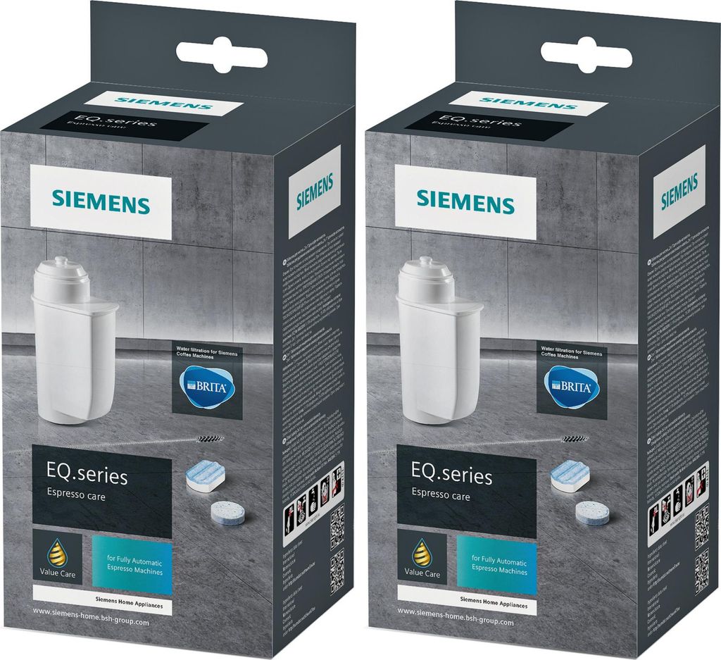 SIEMENS 2 x TZ80004 Pflegeset Reiniger Entkalker Brita Produktbild 