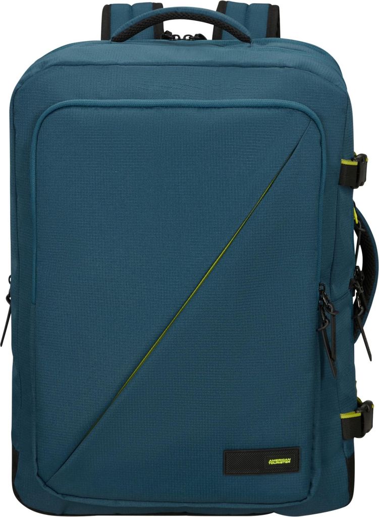 American Tourister Rucksack Reisetasche mit Laptopfach Take2Cabin Travel Backpack 27L Harbor Blue blaugrau