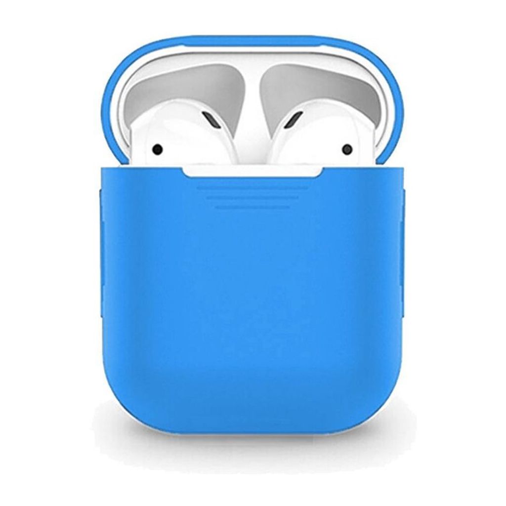 Smartphonica AirPods 1/2 Silikonhülle - Blau