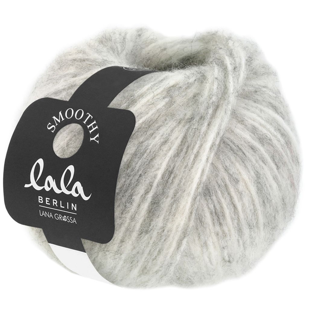 Lana Grossa - Lala Berlin Smoothy 0009 rohweiß hellgrau Produktbild 