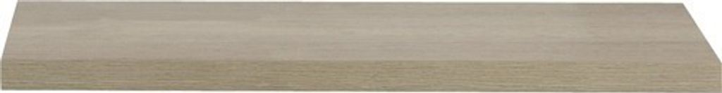 Waschtischplatte Sanox 80,2 x 45 cm Tabacco Holz Ohne Ausschnitt