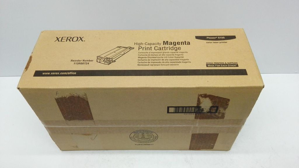 3 x Original Toner XEROX Phaser 6180 6180MFP / 113R00725 Produktbild 