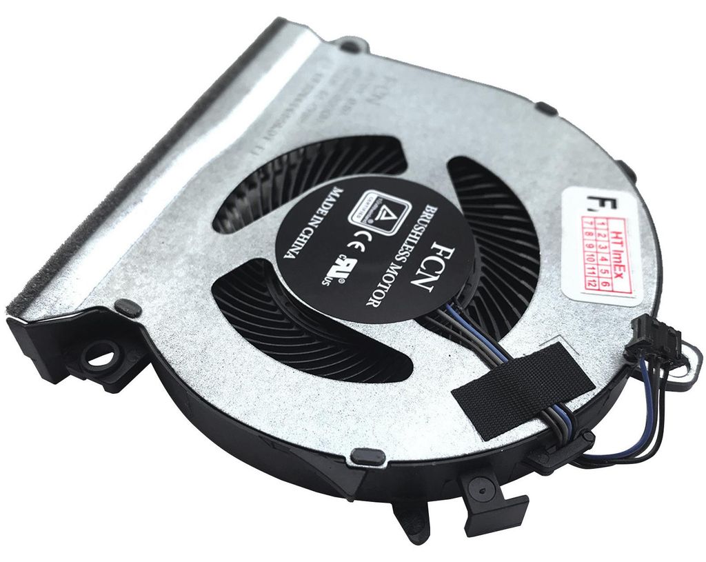 CPU und GPU version - Lüfter Kühler 4-Pin stecker FAN cooler für HP Pavilion Gaming 15-ec0016ng, 15-ec0028ng