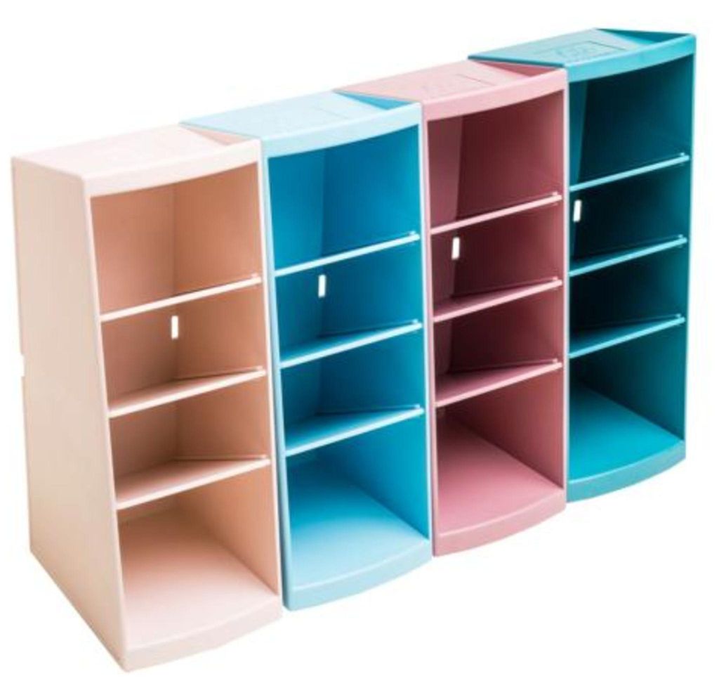 Exacompta MultiTower Organizer, 4 Fächer, 23x8x11 cm, Skandi, stehend/liegend, sortierte Farben