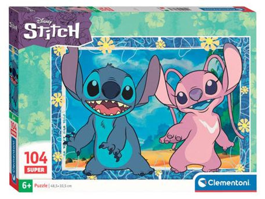 CLE puzzle 104 SuperKolor Disney Stitch 27573 Obrázek produktu 