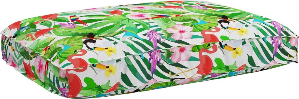 Möbel Palettenkissen für Sitz Tropical Jungle 120x80x12 cm Oxford-Stoff - Gartenmöbelauflagen 42001577