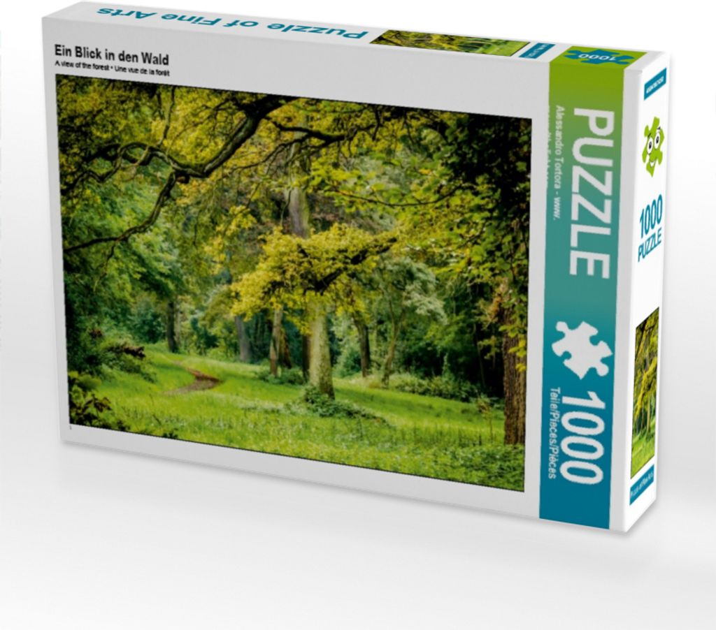 Calvendo Ein Blick in den Wald 1000 Teile Puzzle quer 640x480mm, Tortora - www.aroundthelight.c; 7442388