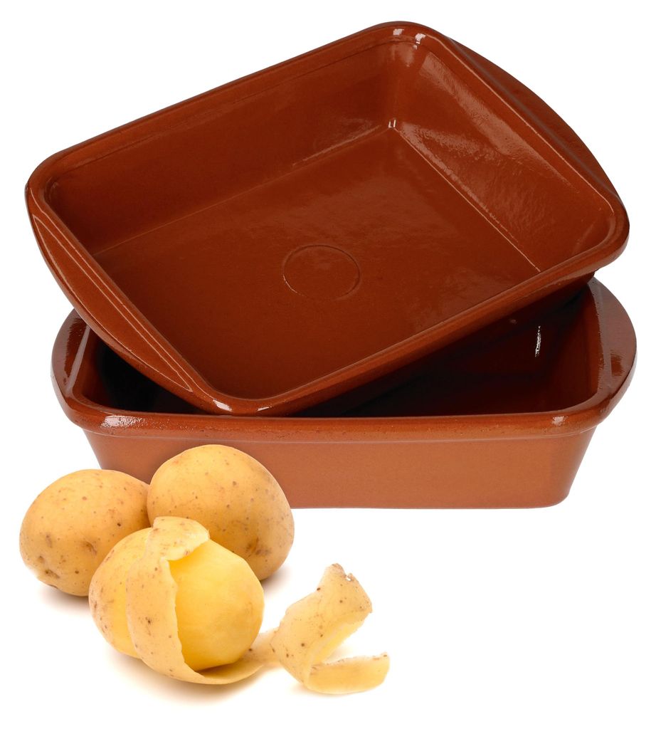 2er Set Tonschale rechteckig ECKI M 20x14,5cm - Produktbild 