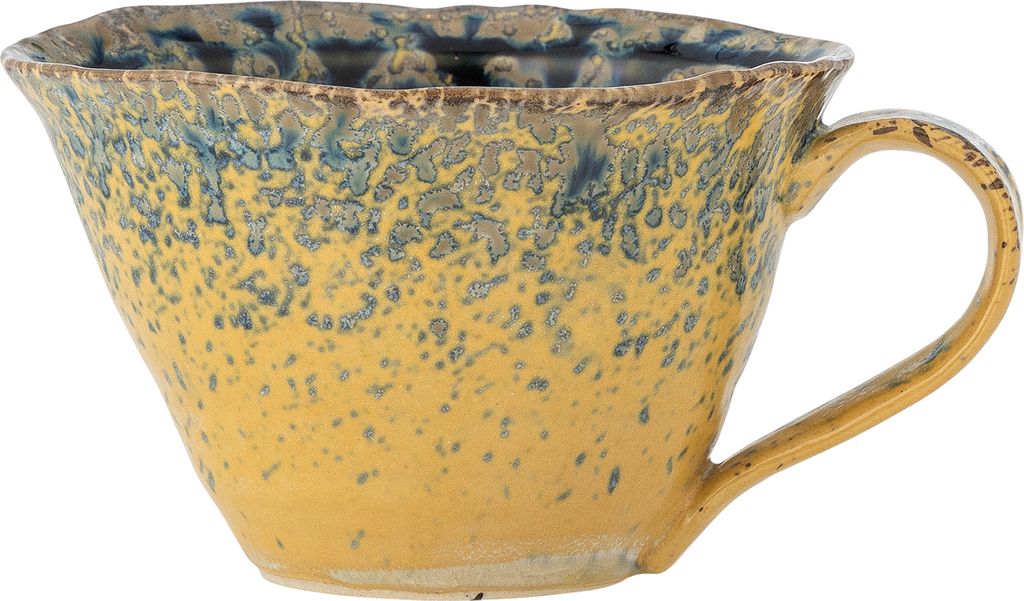 Bloomingville Milani Tasse, Blau, Steingut