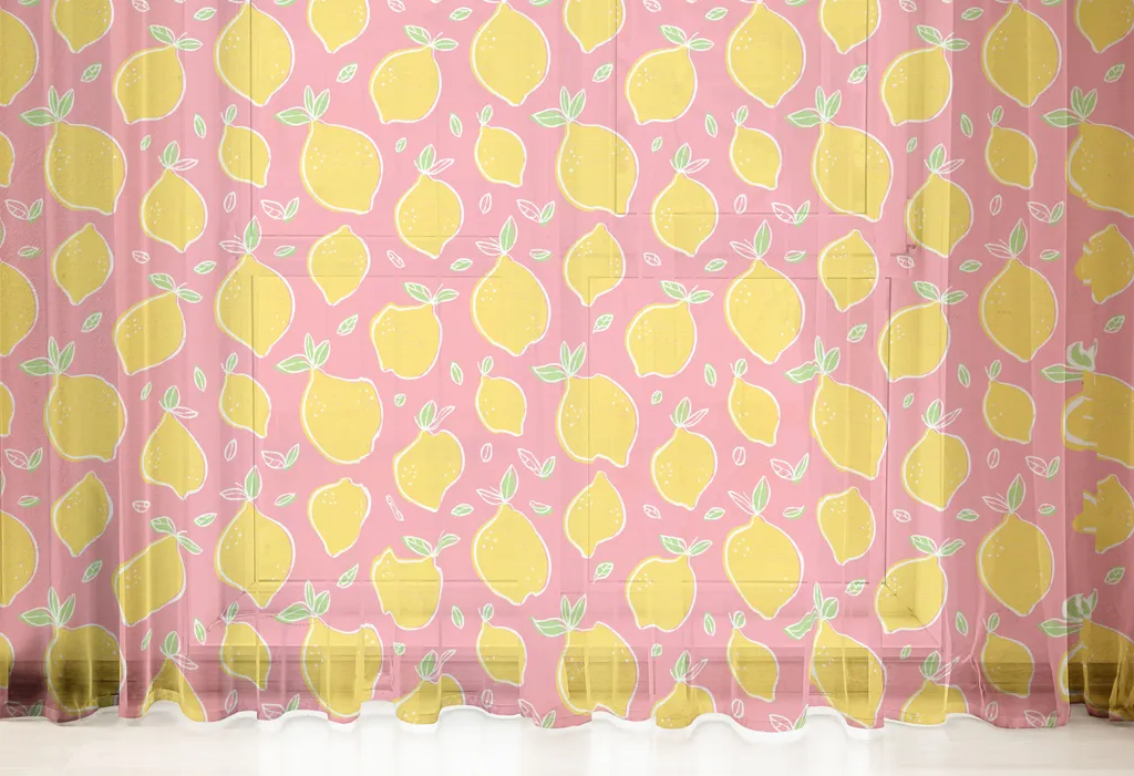 Habillage Mural XXL Citron pour Cacher un Mur Abîmé sans Peinture