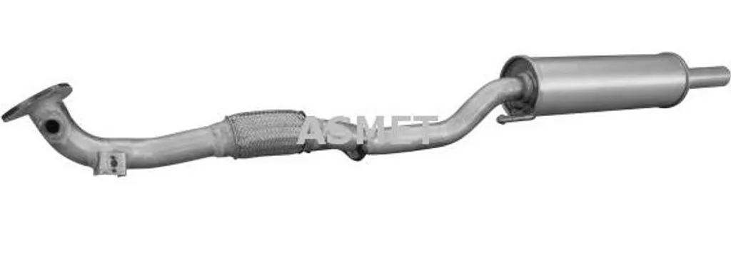 Silencieux avant OE 6Q0253091AA en acier pour Polo 9N et Ibiza IV V