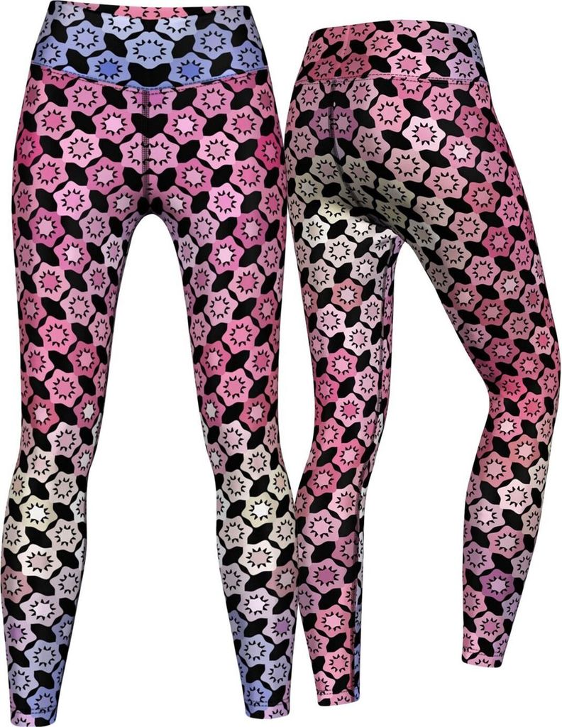 Galaxy Zone Leggings sehr dehnbar für Sport,Yoga, Gymnastik, Training, Tanzen & Freizeit, Größe:S