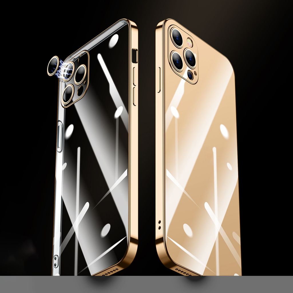 Mobiltelefone Hülle Objektivschutz staubdestfestes Telefon zurück -Shell -Schutzabdeckung-Golden-Größen: für iPhone 14