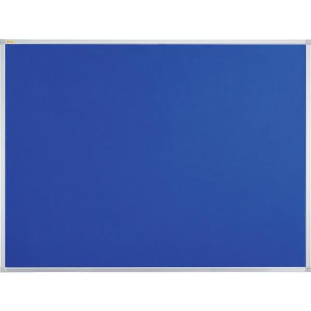 Filz-Notiztafel X-tra!Line Aluminium 150x100cm blau