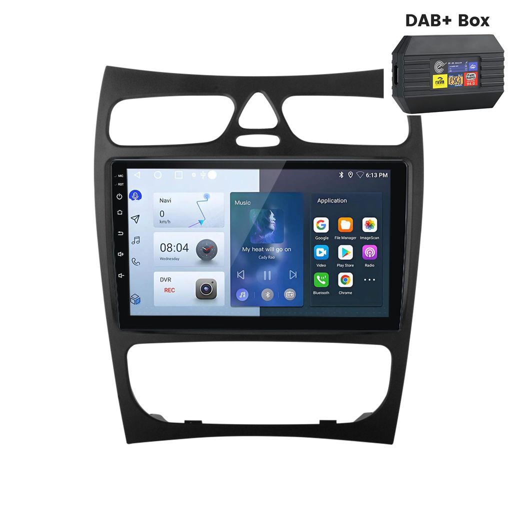 9" autorádio s Androidom 15, CarPlay, Android Auto, 2+64G, Obrázok produktu 