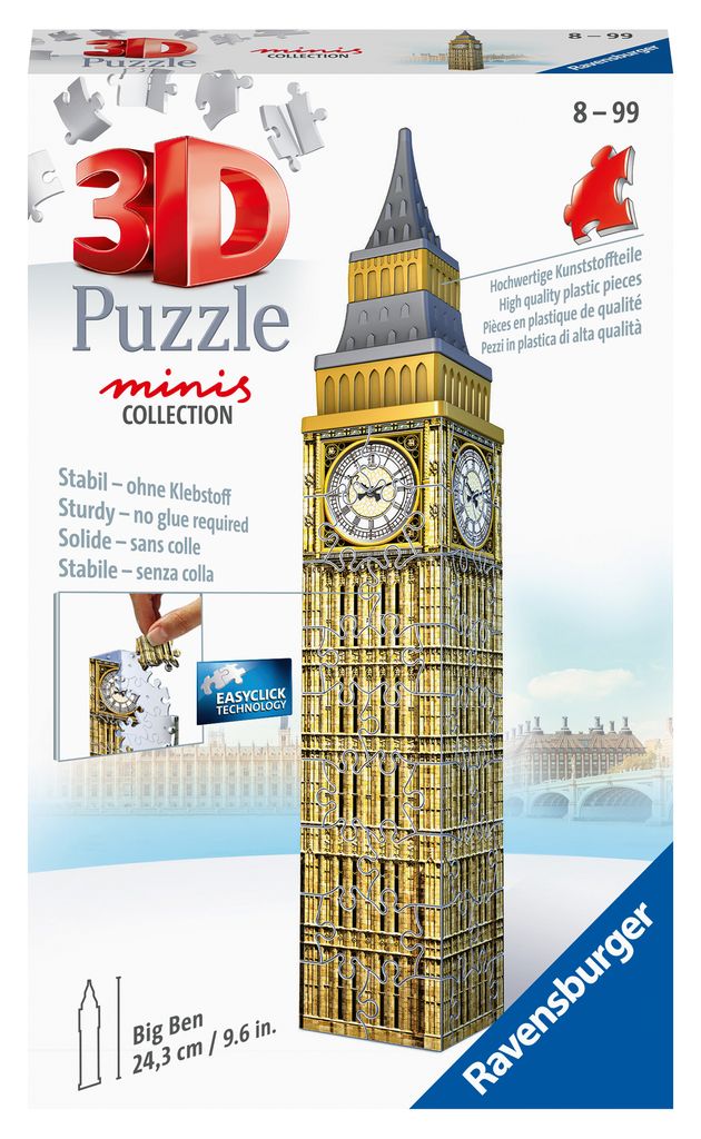 3D puzzle 54 dielikov. Minibbiky. Big Ben Obrázok produktu 