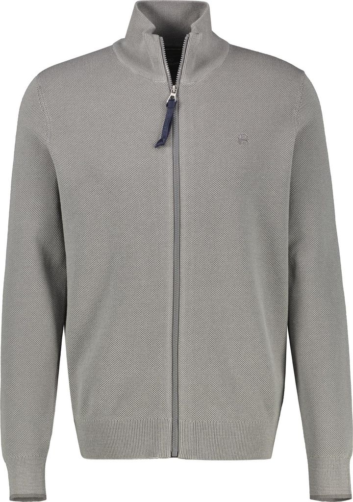 Lerros - Herren Strickjacke (25D5531), Größe:3XL, Farbe:Basalt Grey (277)