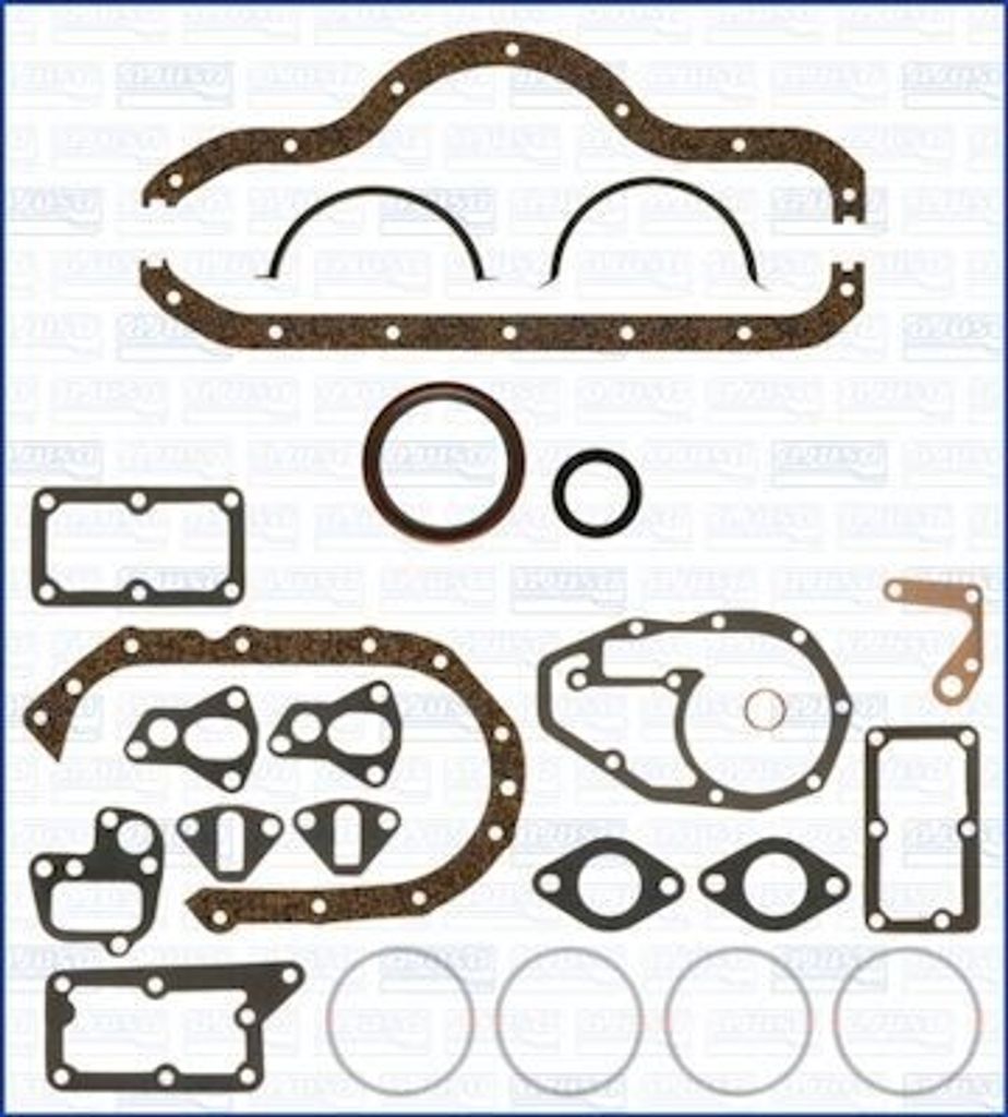 AJUSA 54022500 Dichtungssatz Kurbelgehäuse für RENAULT 8 Produktbild 