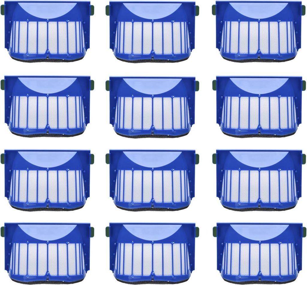 INF 12er-Pack Aero-Vac-Filterersatz für iRobot Roomba 500 & 600 Serie