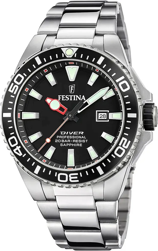 Festina F20663-3 Uomo Argento: L'Orologio Diver che Ridefinisce il Look
