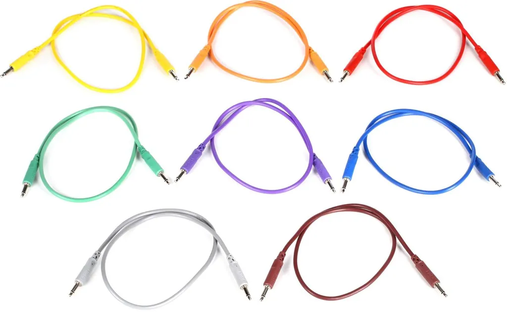 Câble de Patch Audio 3,5 mm TS Hosa CMM-845 pour Synthétiseur Modulaire