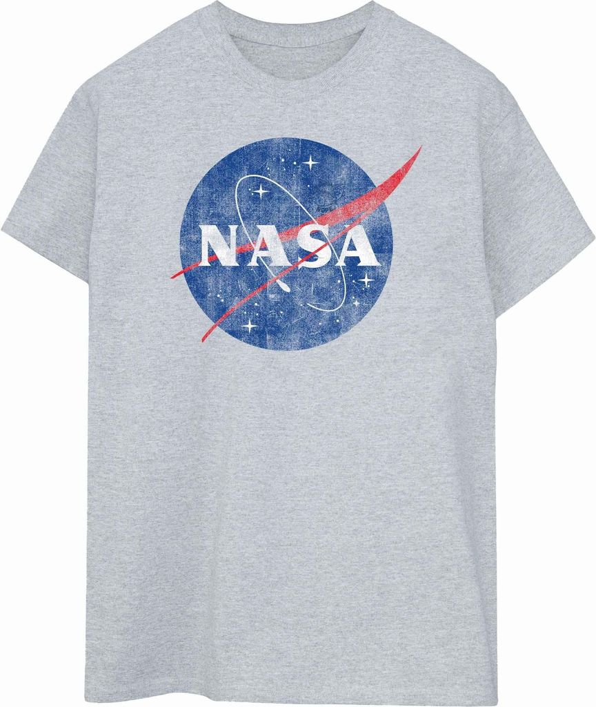NASA - "Classic" T-Shirt Logo für Damen BI1473 (M) (Grau)