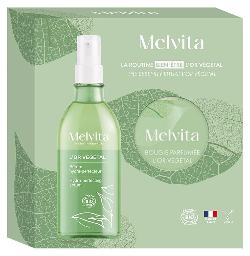 Melvita L'OR VÉGÉTAL, Körperserum, Frauen, Jeder Hauttyp, Feuchtigkeitsspendend, Beruhigend, Verstärkung, Spray, Frankreich