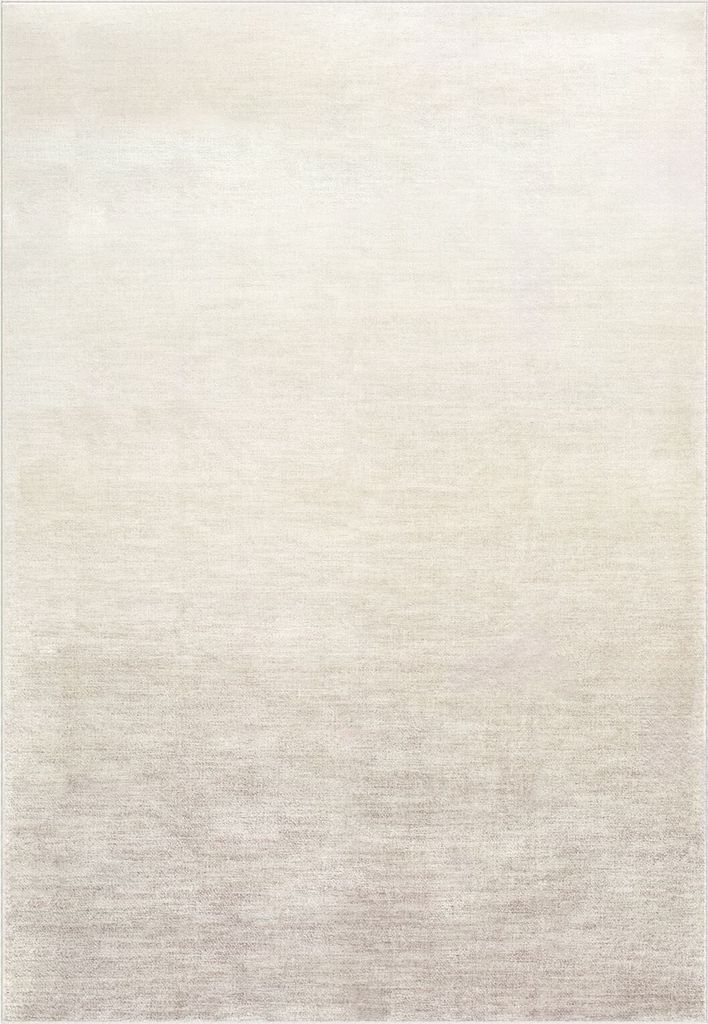 Teppich OMBRE waschbar 160 x 230 Hellbraun, Teppich mit Farbverlauf, Ombre-Effekt, weicher Kurzflor-Teppich modern, gummierte Unterfläche, schmutz...