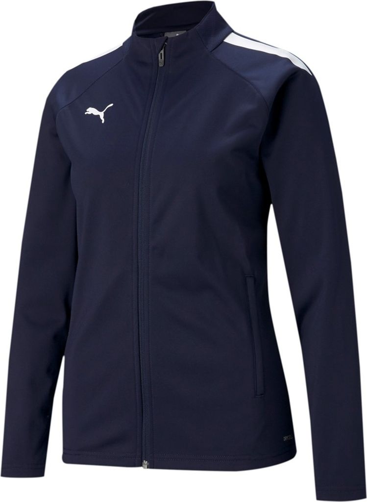 Puma teamLIGA Training Jacke Damen dunkelblau weiß Gr L