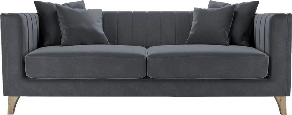 3-Sitzer-Sofa Barra-Velluto 19-wax-black