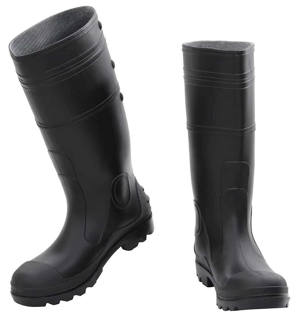 vidaXL Gummistiefel Schwarz Größe 43 PVC